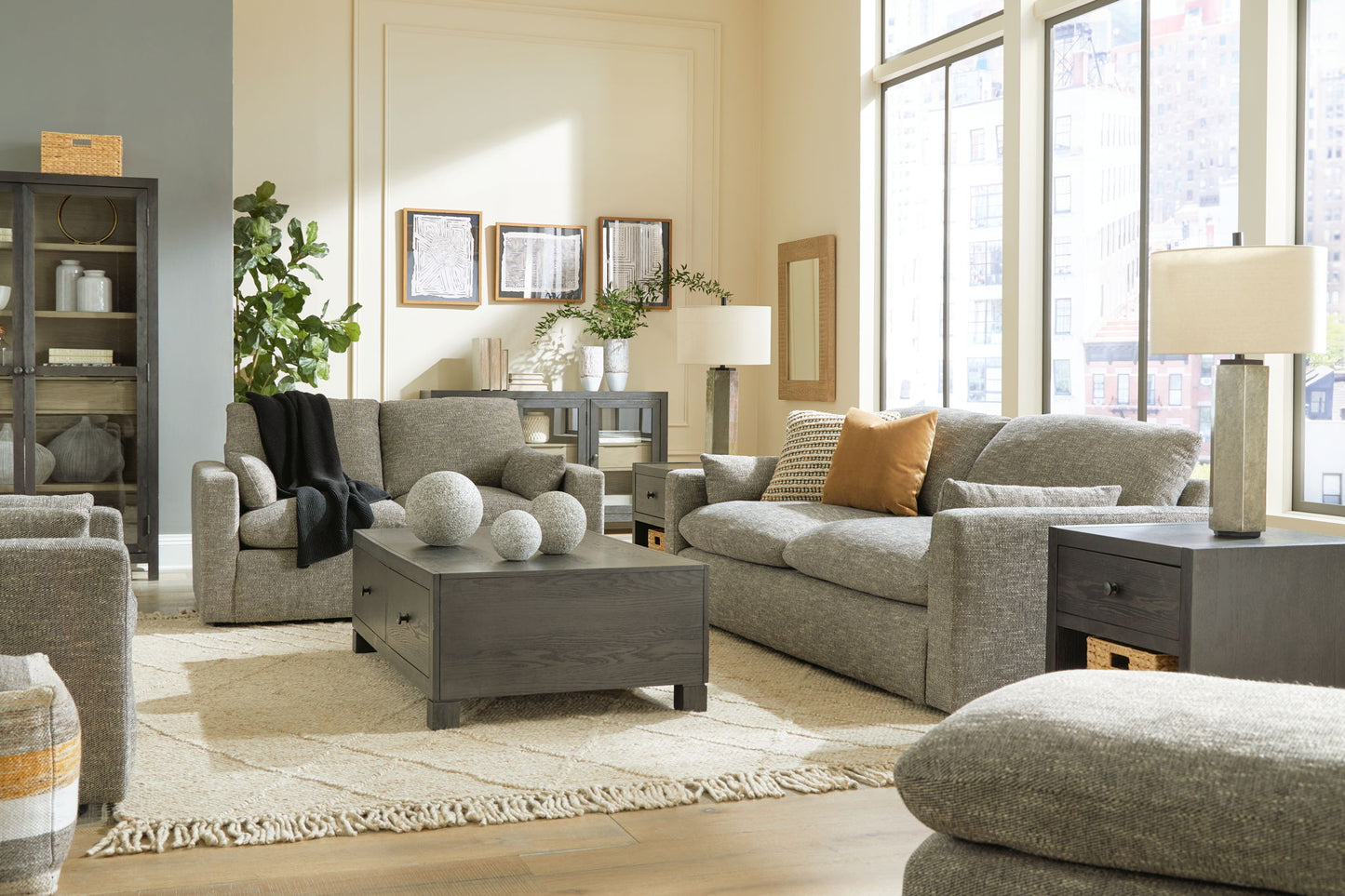 Dramatic - Living Room Set - Hornell Furniture Outlet