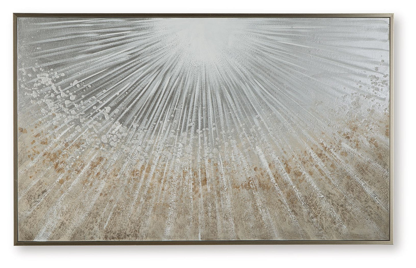 Waldard - Gray / Taupe / White - Wall Art - Hornell Furniture Outlet