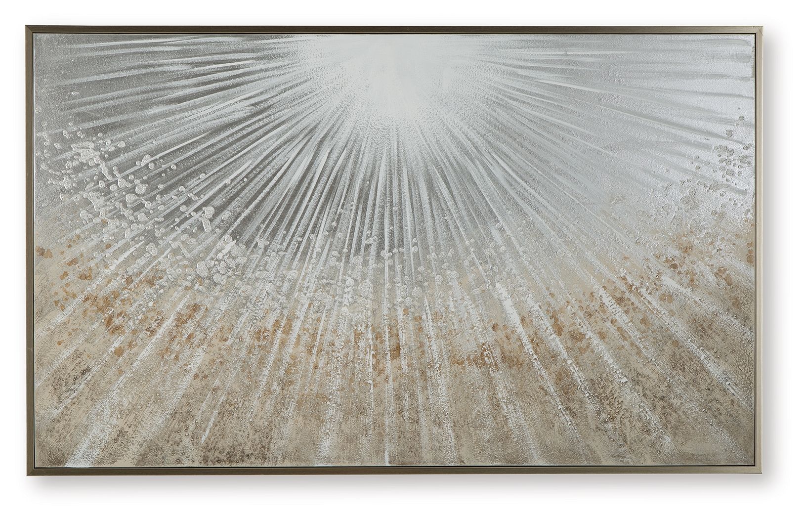 Waldard - Gray / Taupe / White - Wall Art - Hornell Furniture Outlet