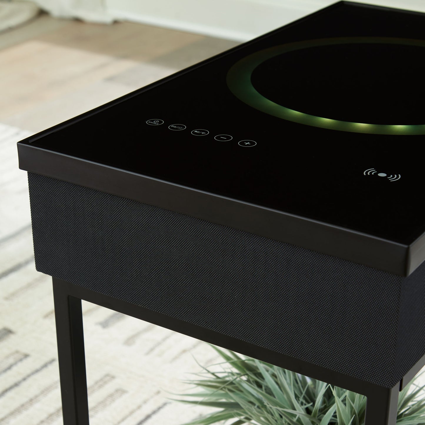 Gemmet - Black - Accent Table - Hornell Furniture Outlet