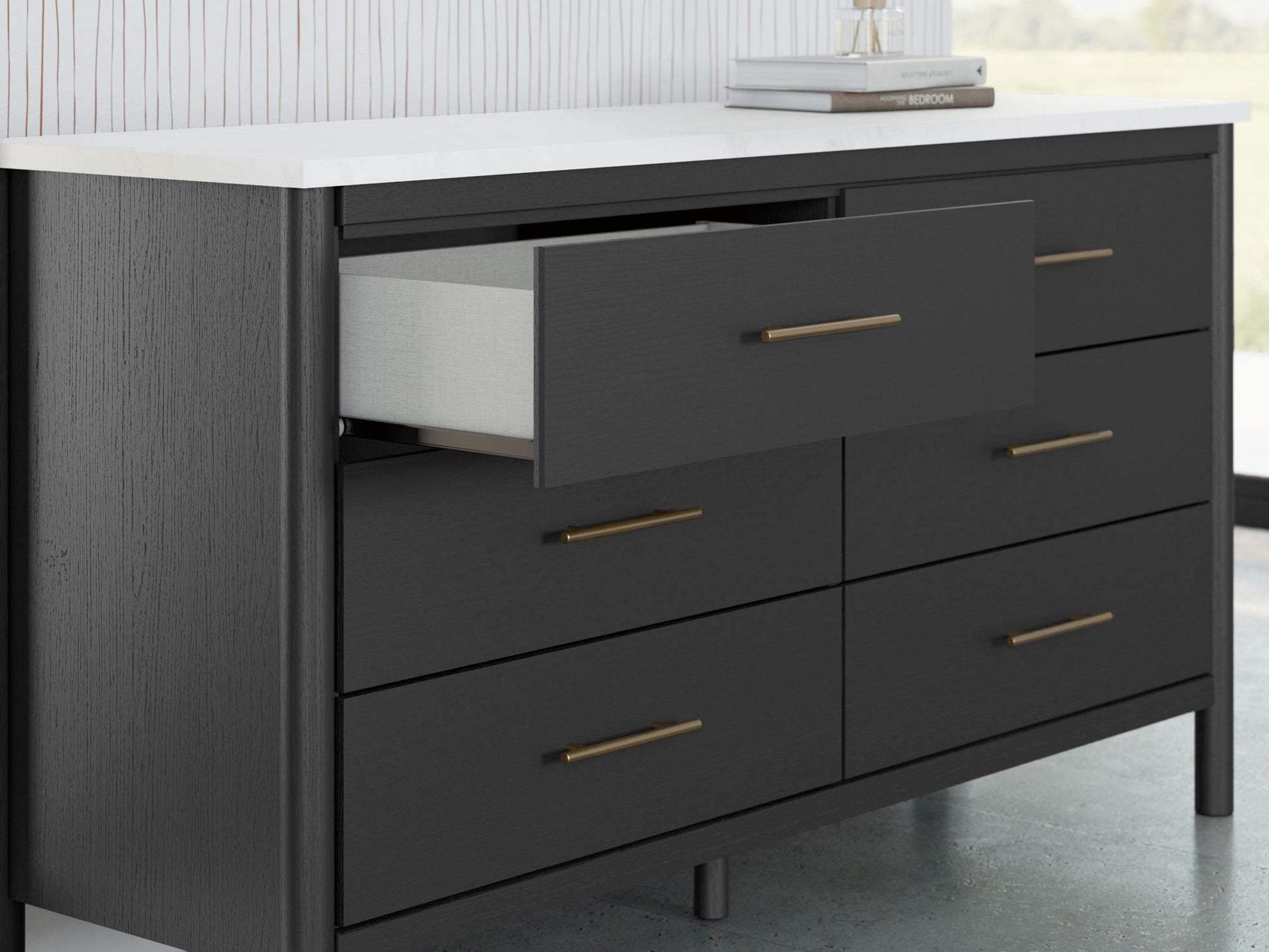 Cadmori - Six Drawer Dresser - Hornell Furniture Outlet