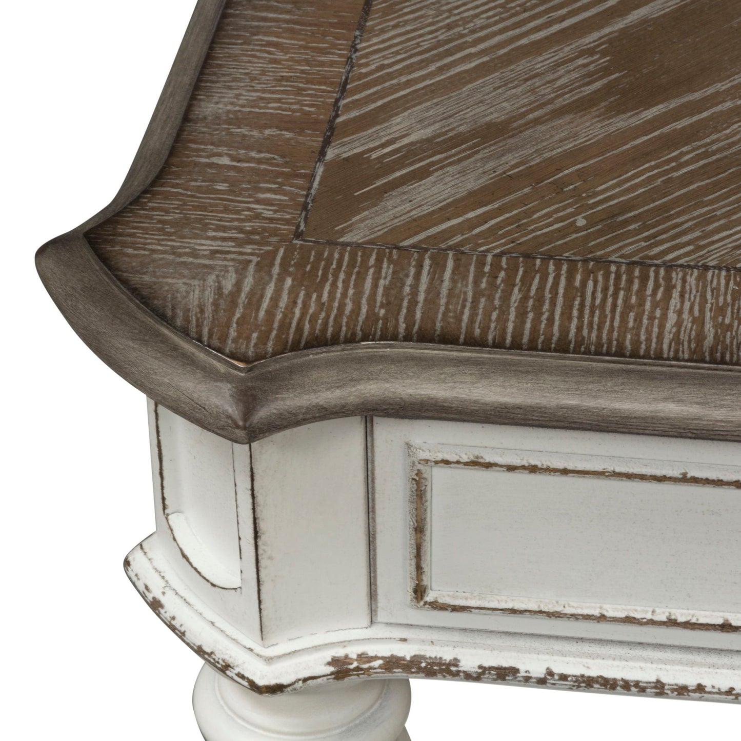 Magnolia Manor - Rectangular Cocktail Table - White - Hornell Furniture Outlet
