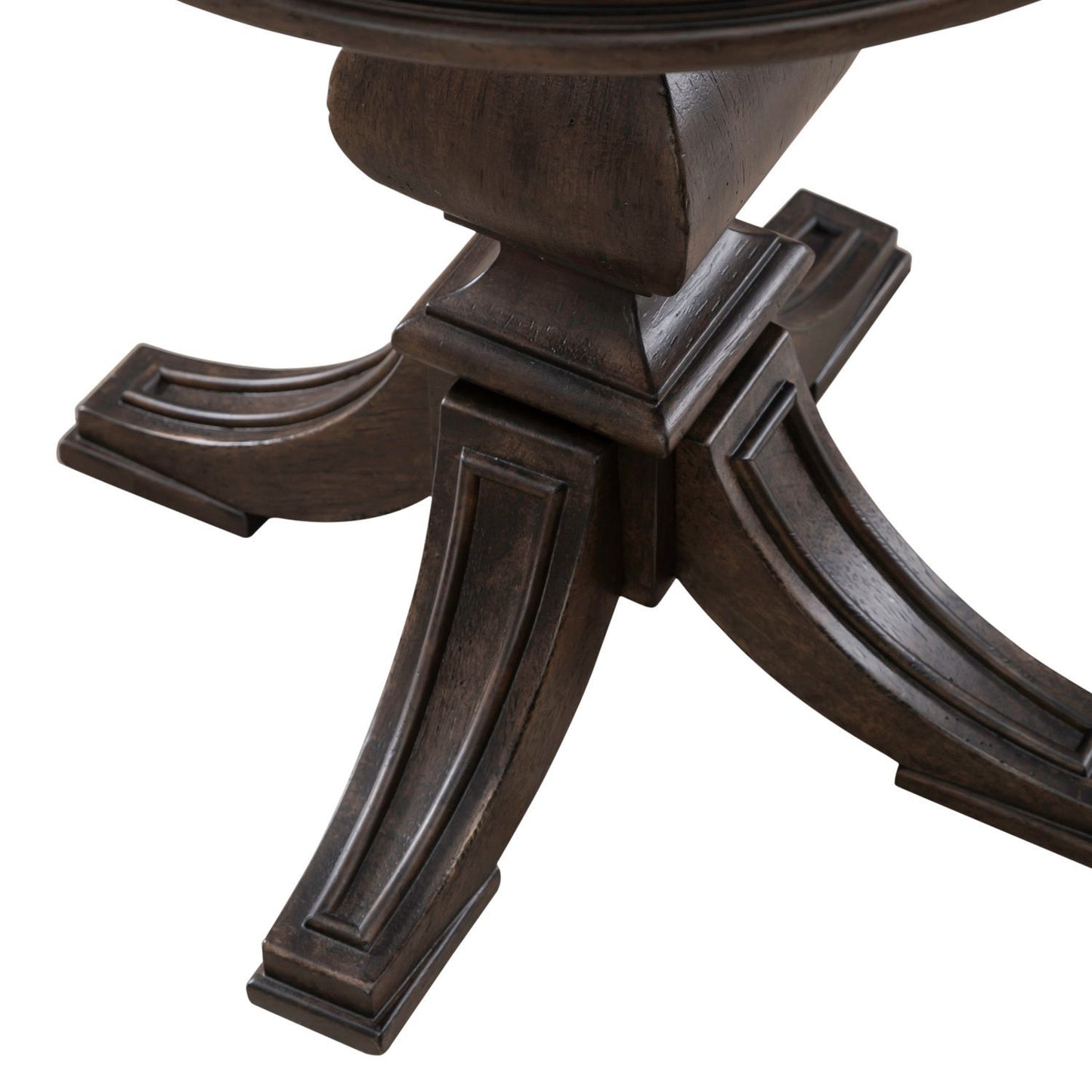 Paradise Valley - Round Chairside Table - Dark Brown - Hornell Furniture Outlet