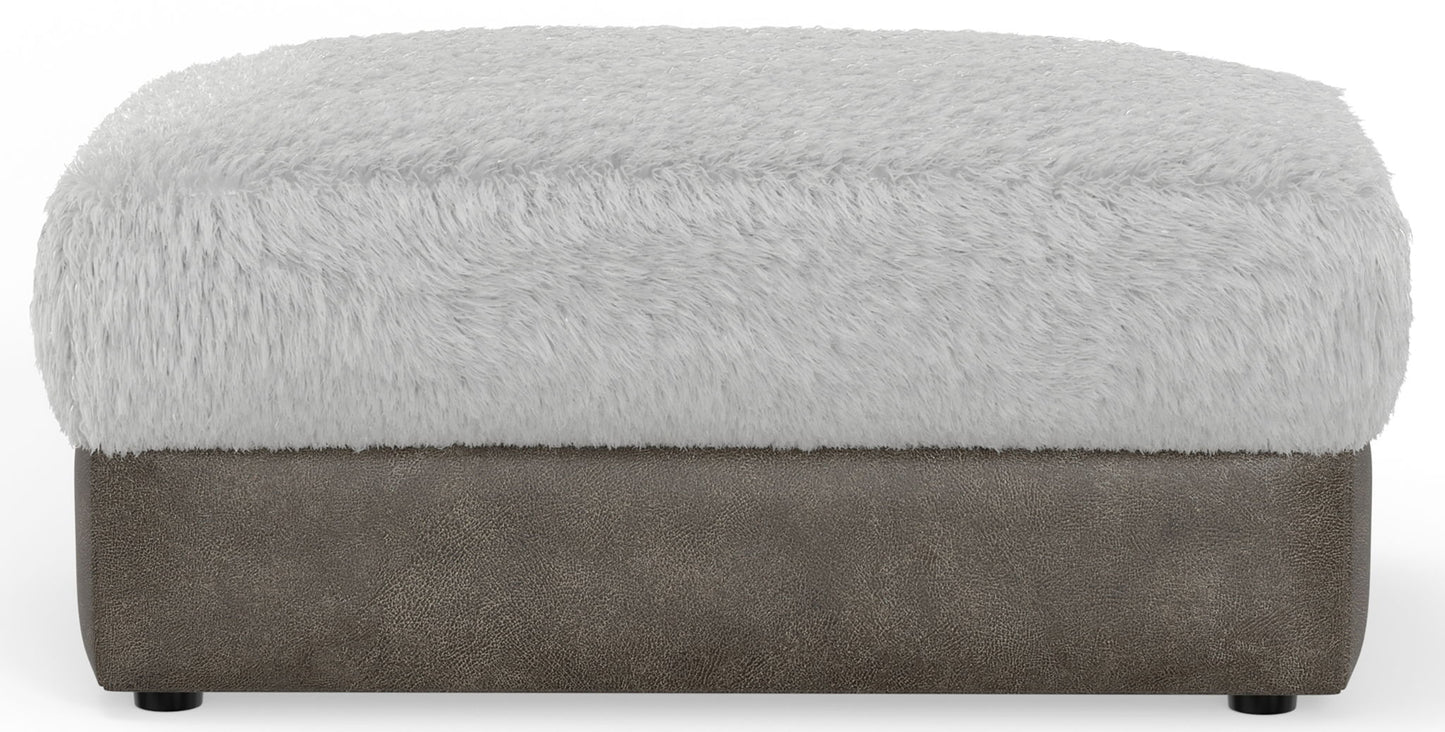 Snowball - Ottoman - Taupe - Hornell Furniture Outlet