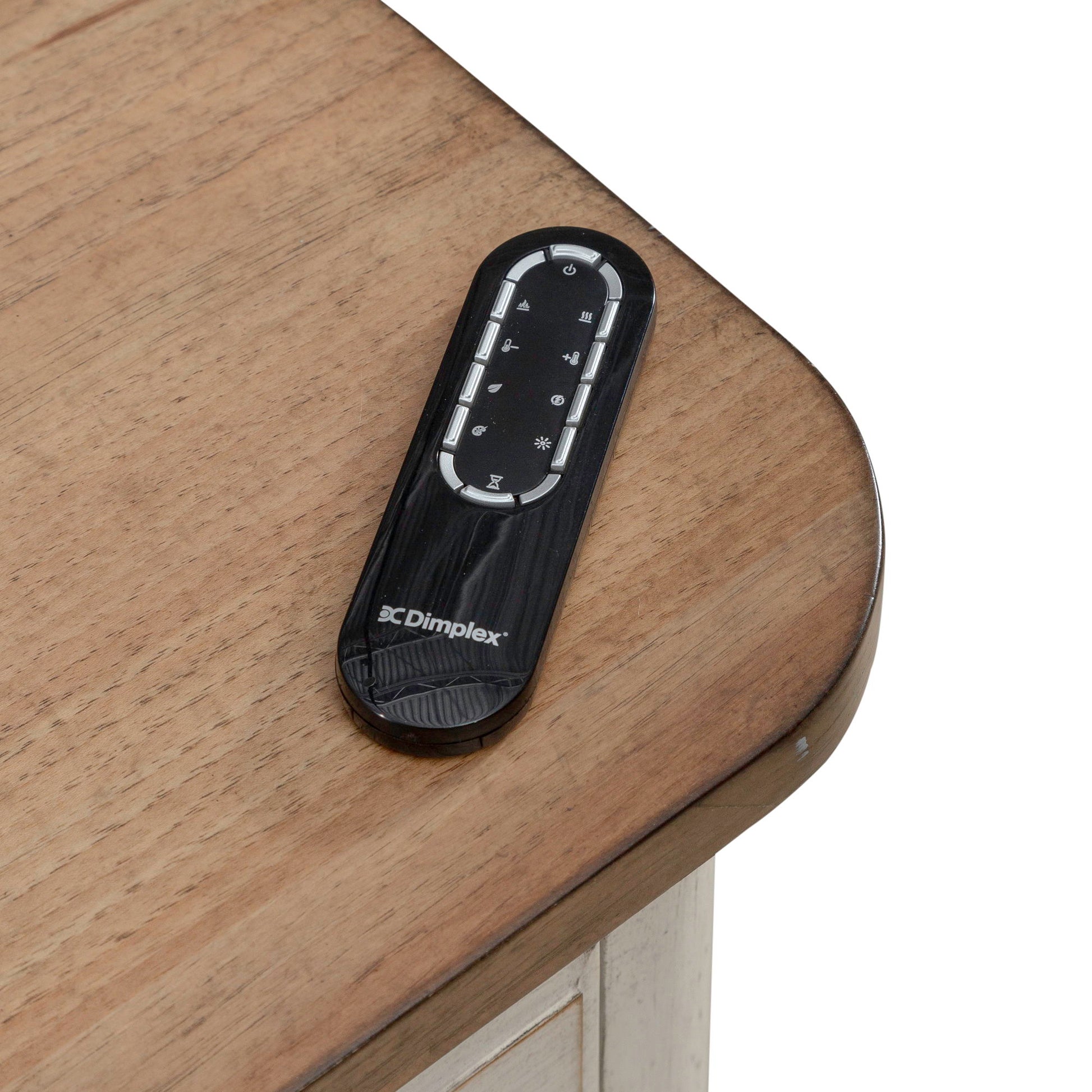 Fireplace TV Consoles - 79" Console With Fire - Medium Brown - Hornell Furniture Outlet