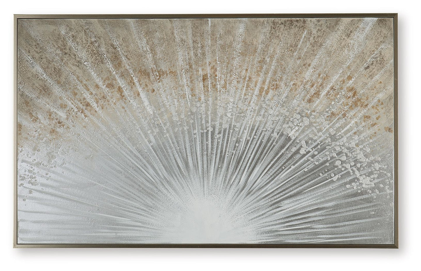 Waldard - Gray / Taupe / White - Wall Art - Hornell Furniture Outlet