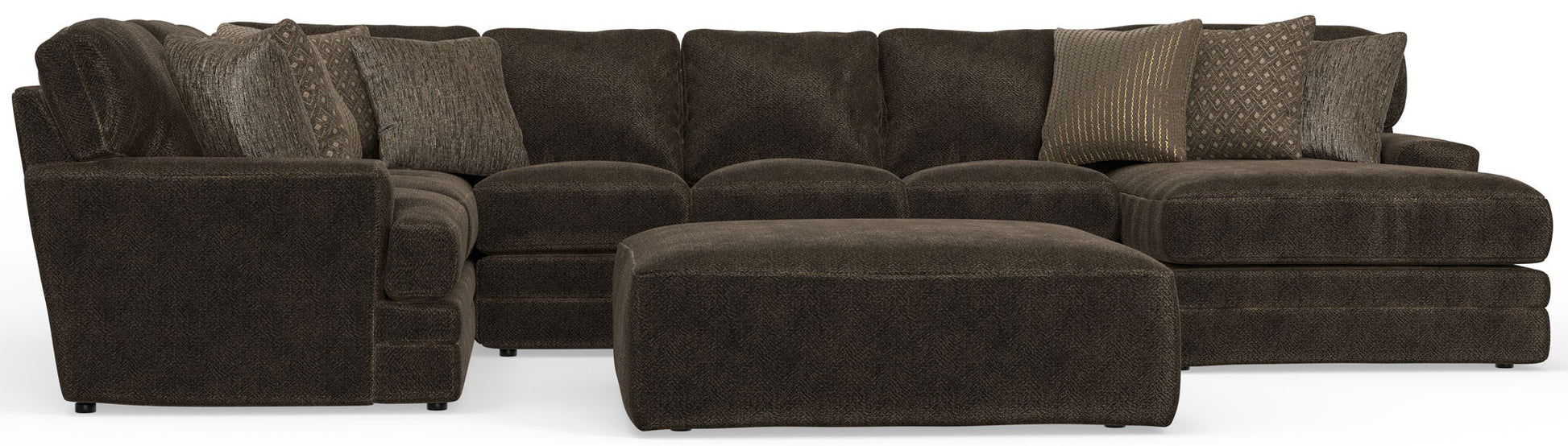 Mammoth - Sectional With Cocktail Ottoman - Hornell Furniture Outlet