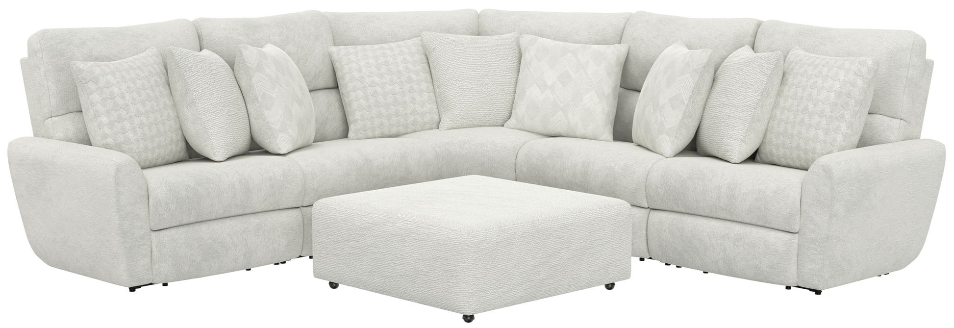 Majesty - Deep Seating Power Reclining Sectional - Hornell Furniture Outlet