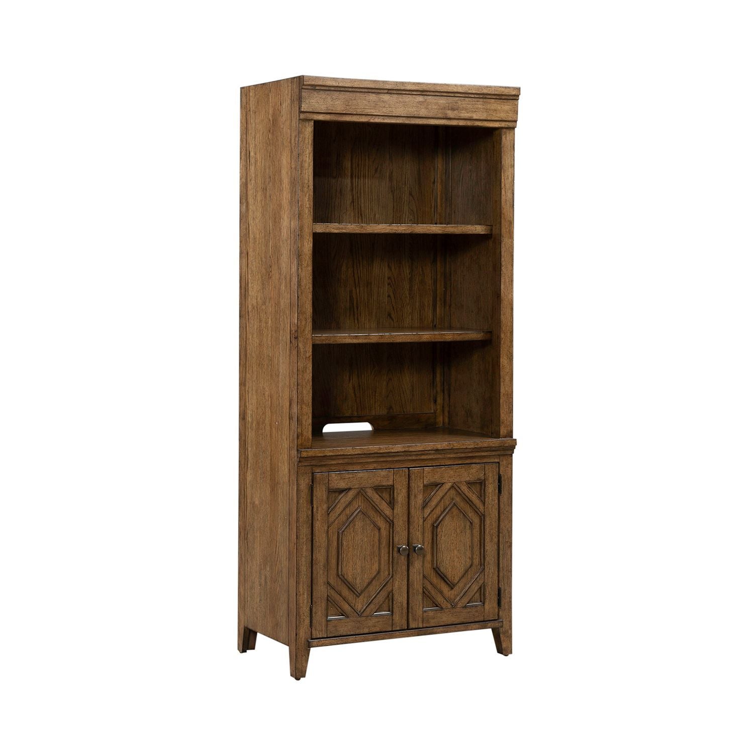 Carolina Park - Bunching Bookcase - Brown - Hornell Furniture Outlet