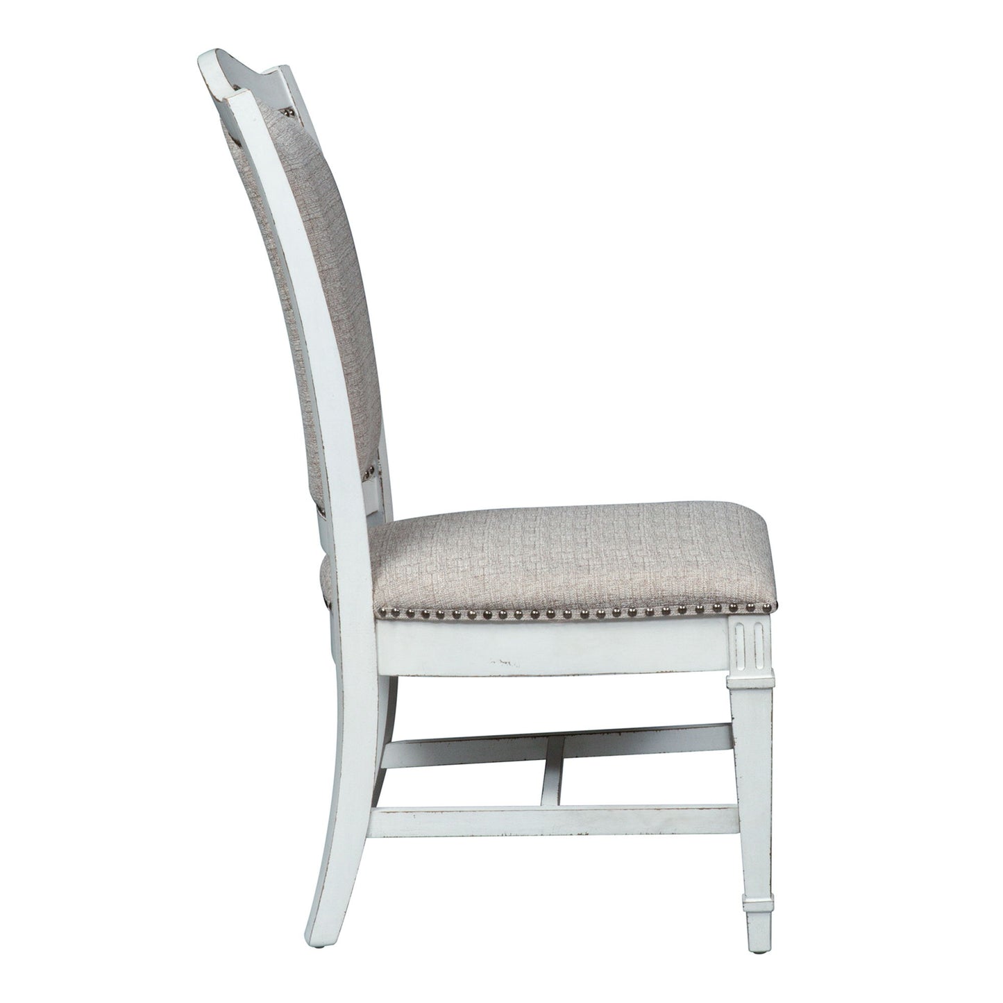 Abbey Park - Upholstered Side Chair - White - Hornell Furniture Outlet