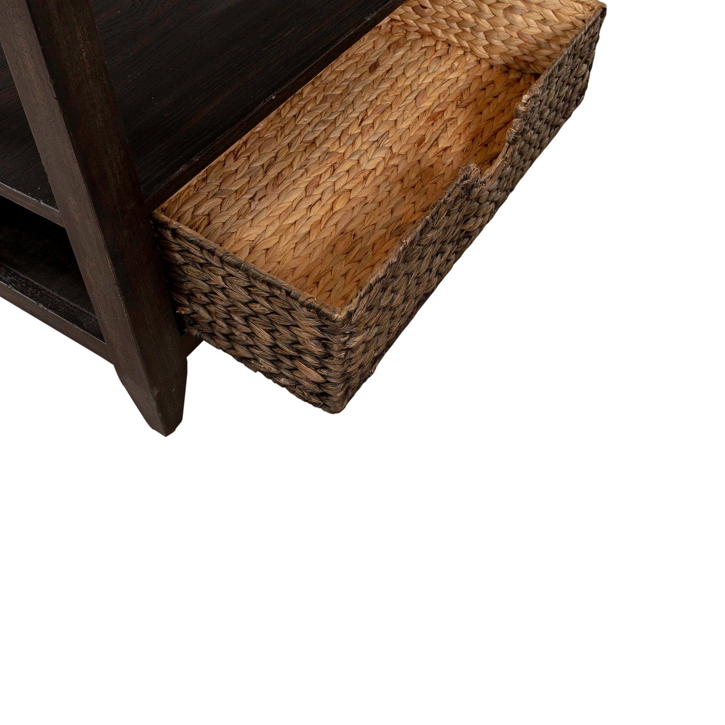 Mill Creek - 2 Drawer Sofa Table - Dark Brown - Hornell Furniture Outlet
