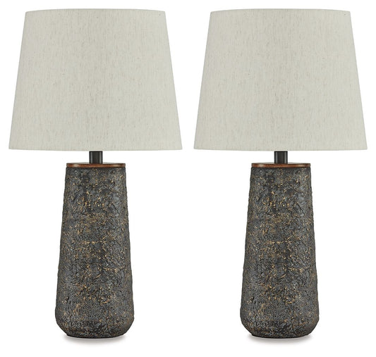 Chaston - Metal Table Lamp (Set of 2) - Hornell Furniture Outlet