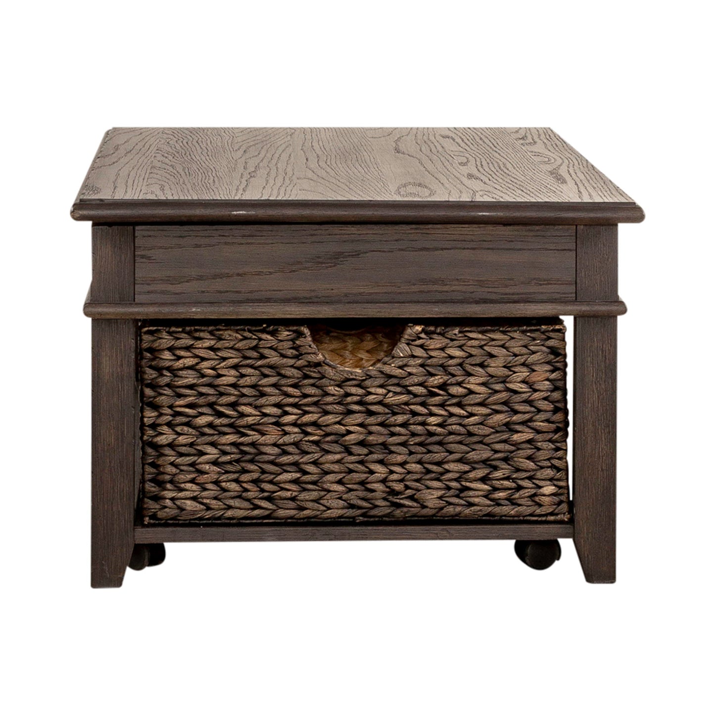Mill Creek - Lift Top Cocktail Table - Dark Brown - Hornell Furniture Outlet
