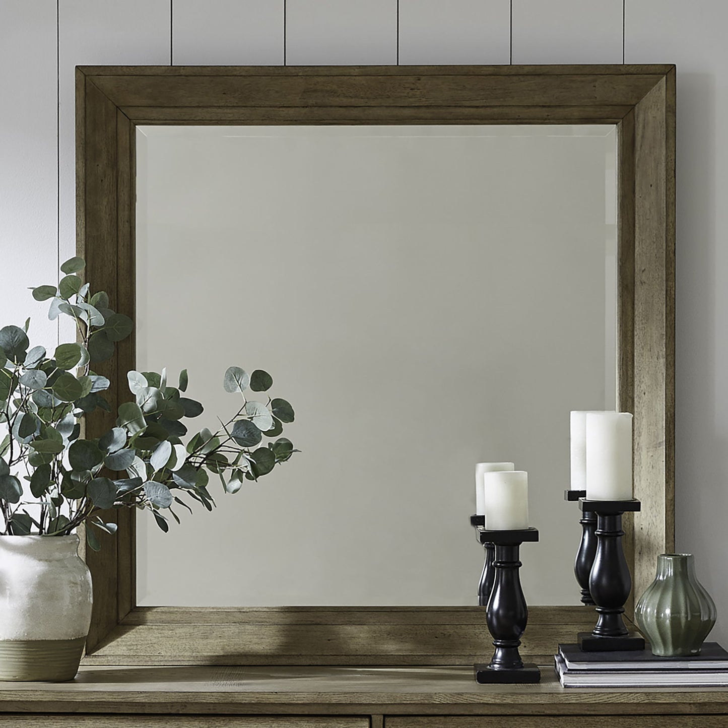 Grandpas Cabin - Mirror - Light Brown - Hornell Furniture Outlet