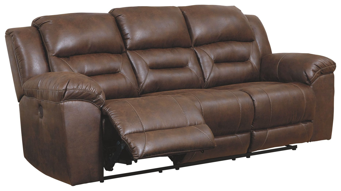 Stoneland - Power Reclining Sofa - Hornell Furniture Outlet