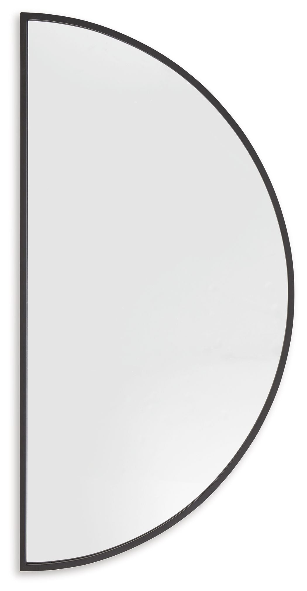 Denlow - Black - Accent Mirror - Hornell Furniture Outlet