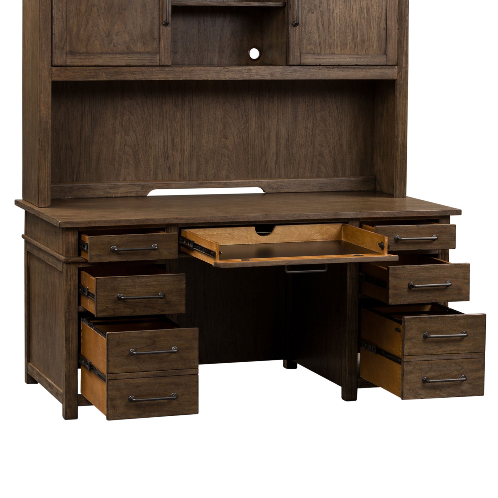 Sonoma Road - Desk/Credenza - Light Brown - Hornell Furniture Outlet