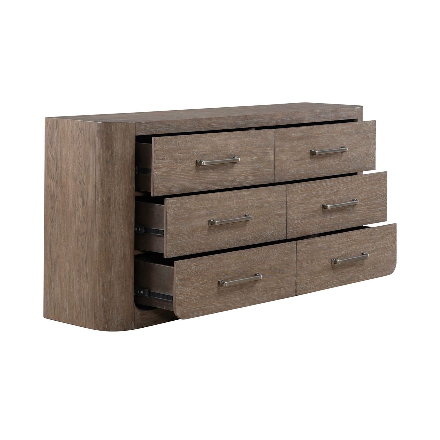 South Bend - 6 Drawer Dresser - Brown - Hornell Furniture Outlet