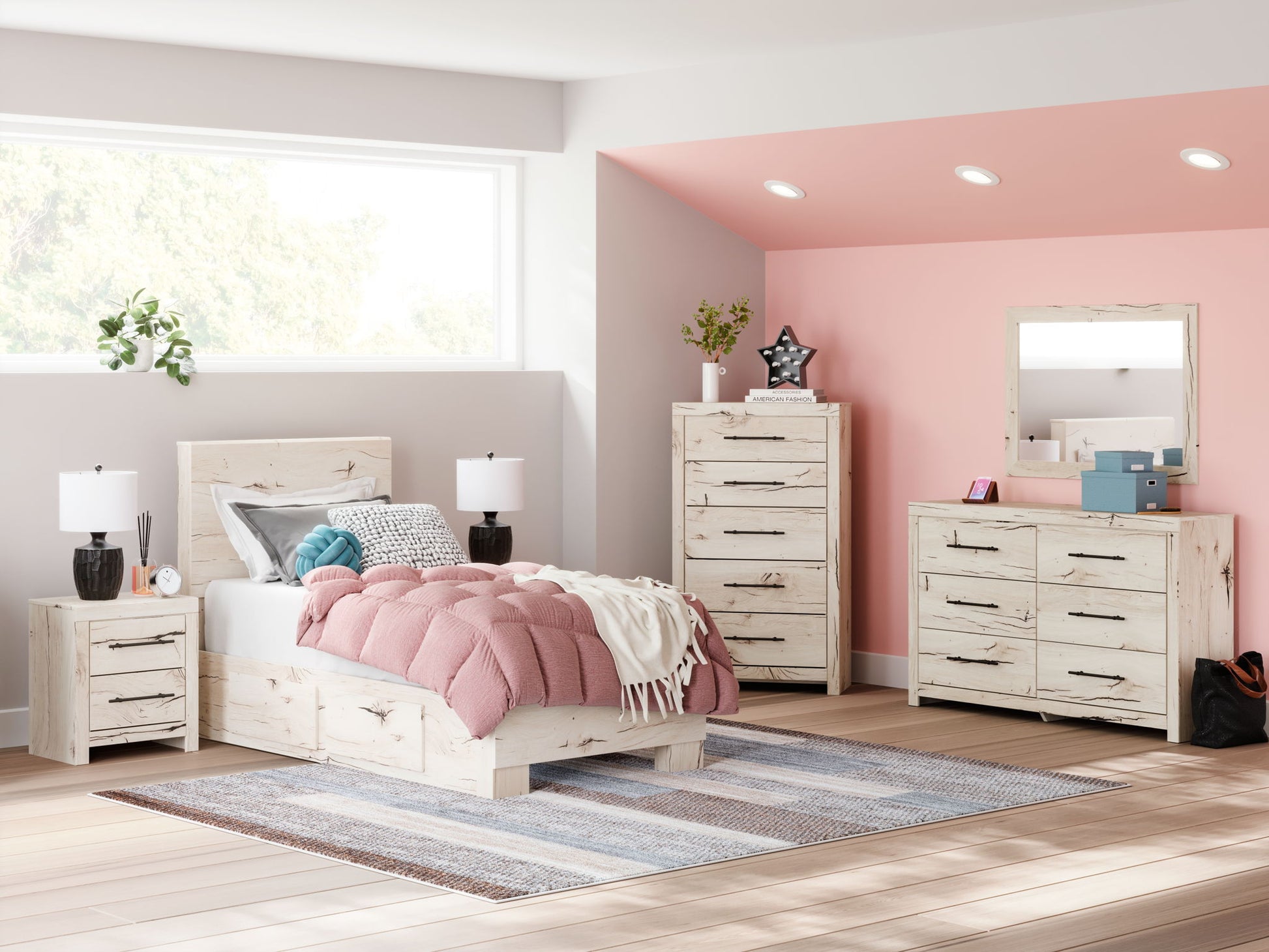 Lawroy - Storage Bedroom Set - Hornell Furniture Outlet