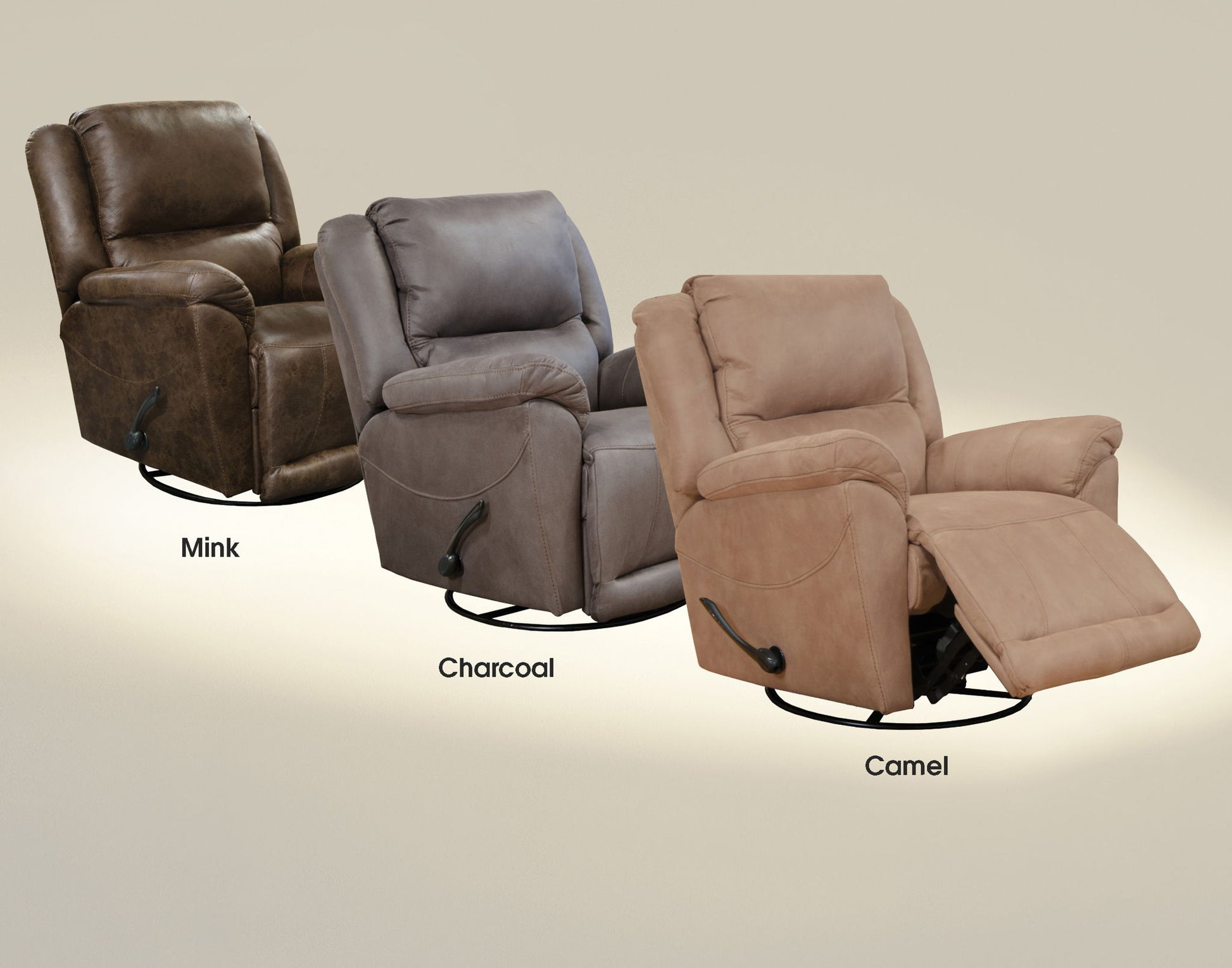 Cole - Chaise Swivel Glider Recliner - Hornell Furniture Outlet