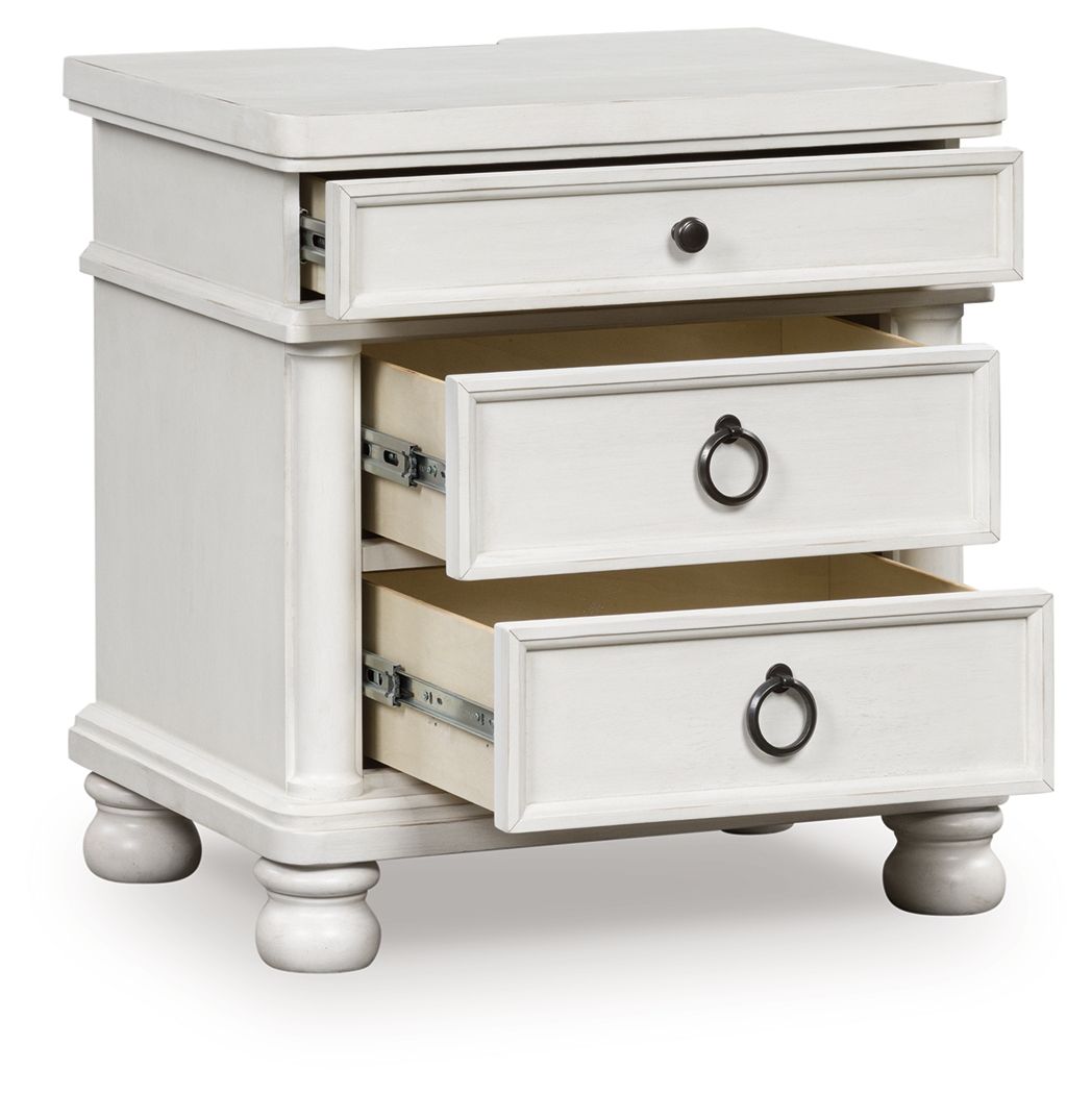 Rowlenstown - Three Drawer Night Stand - Hornell Furniture Outlet