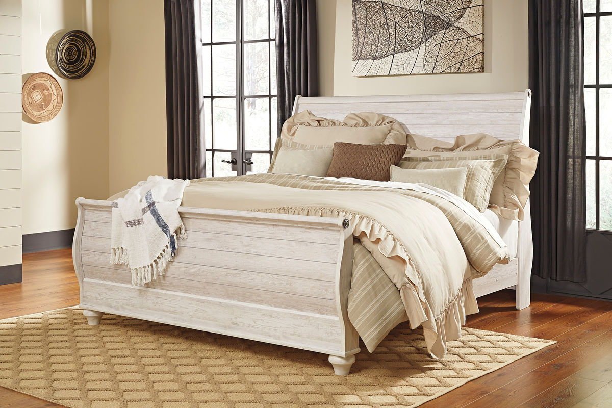 Willowton - Bed - Hornell Furniture Outlet