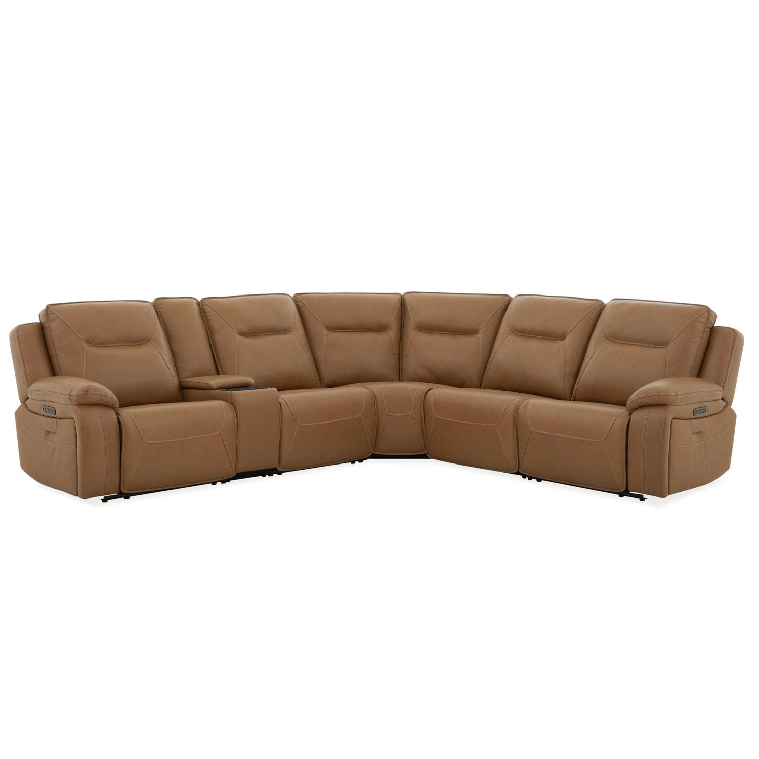 Callihan - 6 Piece Sectional - Brown - Hornell Furniture Outlet