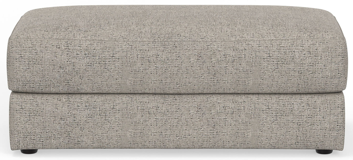 Zeke - Ottoman - Cloud - Hornell Furniture Outlet
