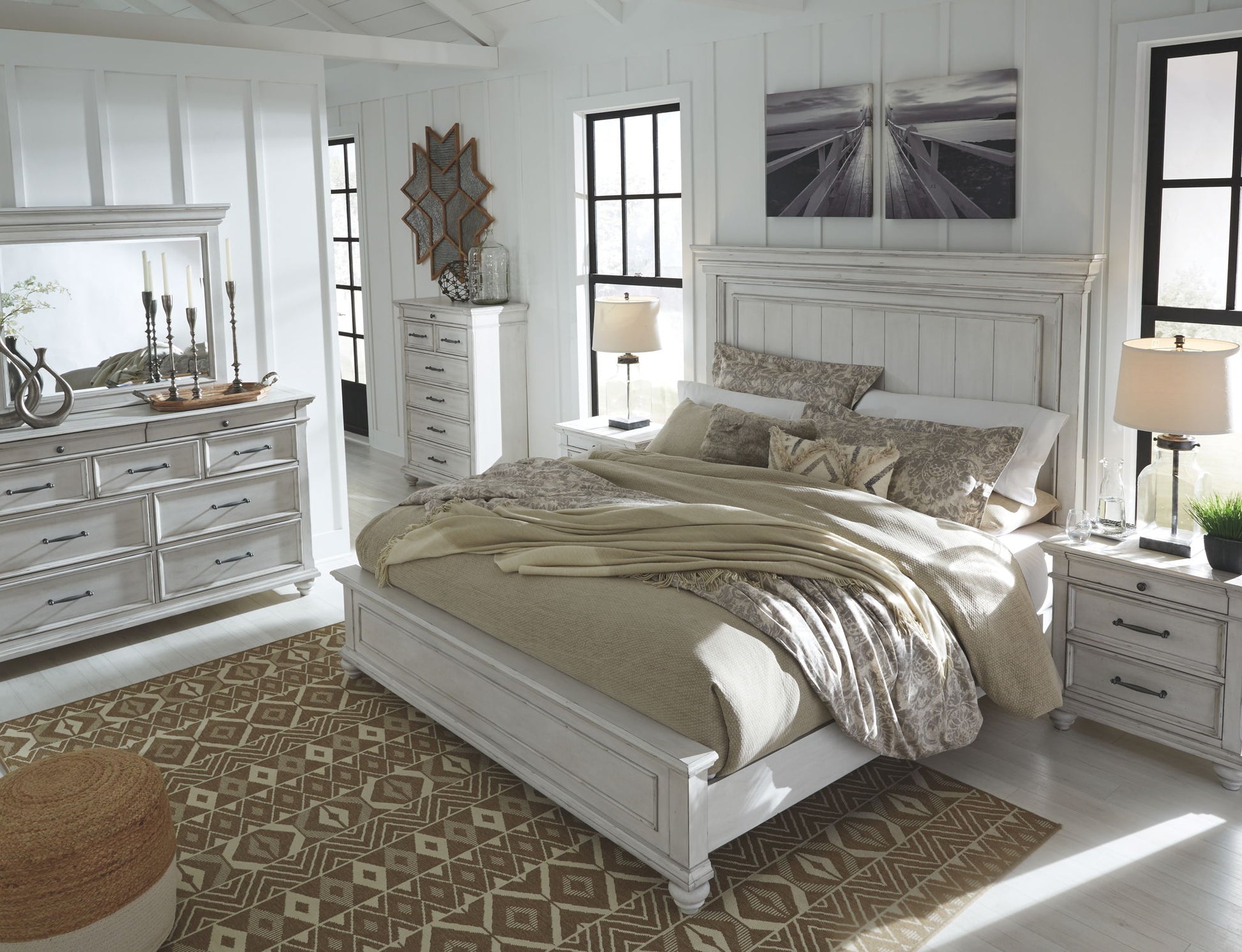 Kanwyn - Panel Bedroom Set - Hornell Furniture Outlet
