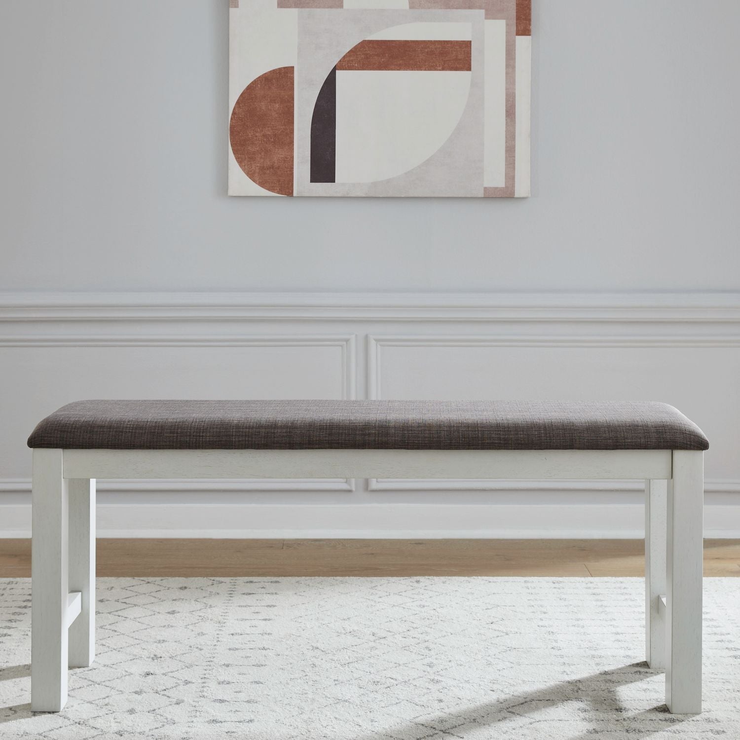 Brook Bay - Upholstered Counter Bench - Hornell Furniture Outlet