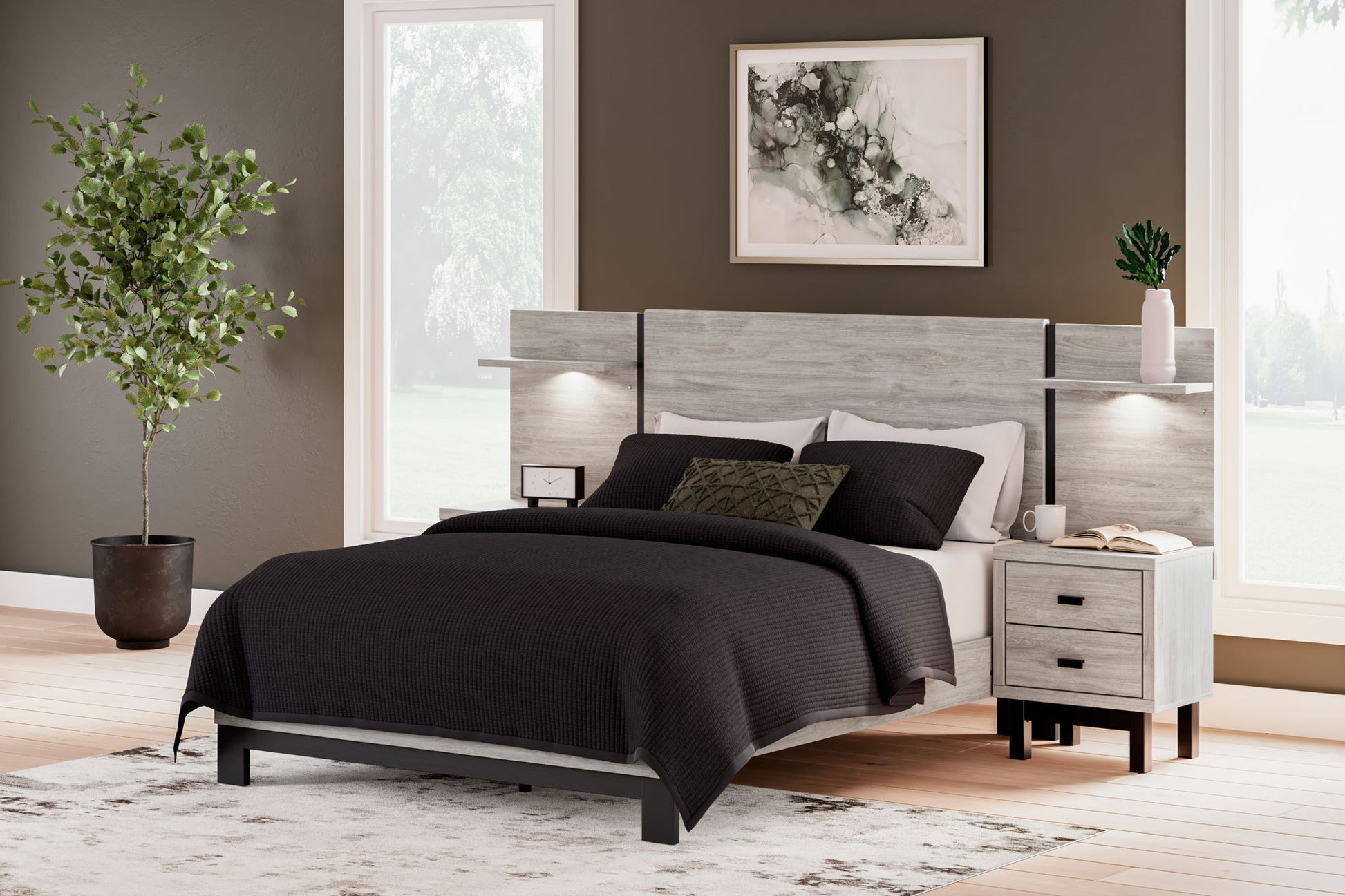 Vessalli - Panel Bedroom Set - Hornell Furniture Outlet