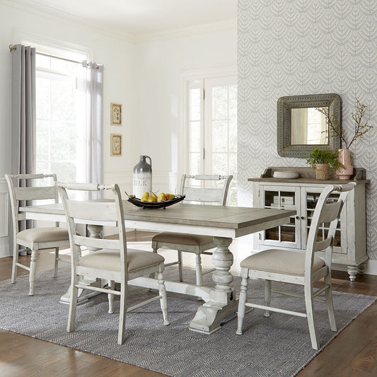 Whitney - Trestle Table Set - Hornell Furniture Outlet