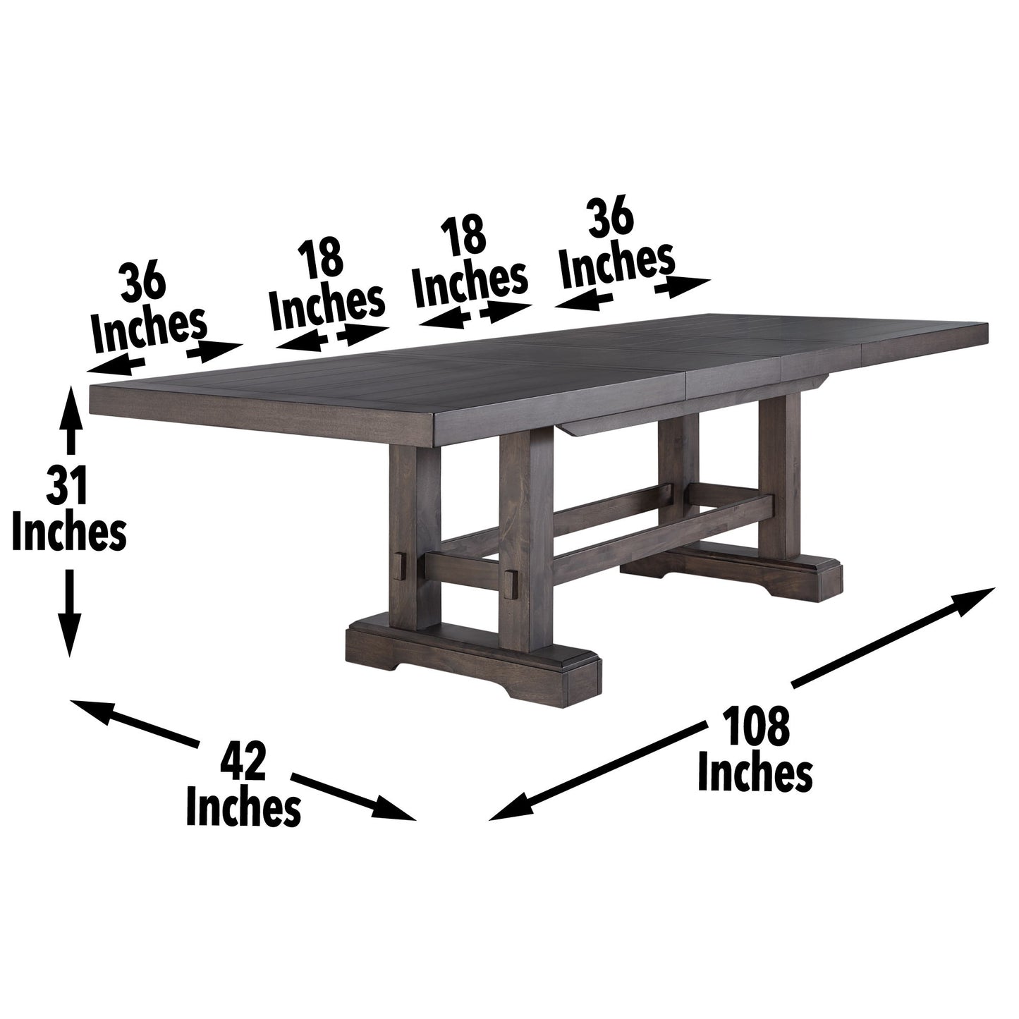 Napa - Dining Table - Hornell Furniture Outlet