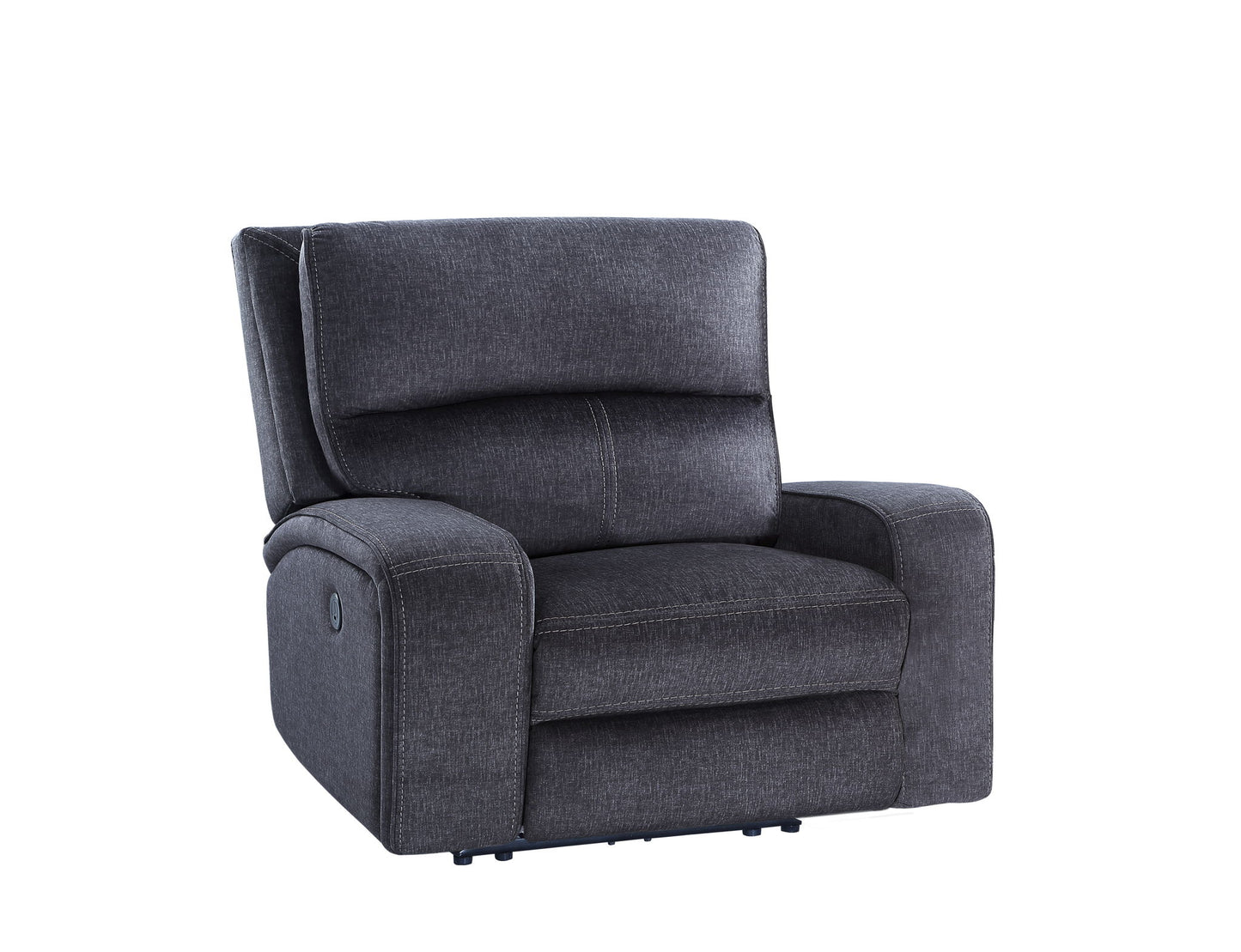 Lovell - Power Reclining Chair - Dark Gray - Hornell Furniture Outlet