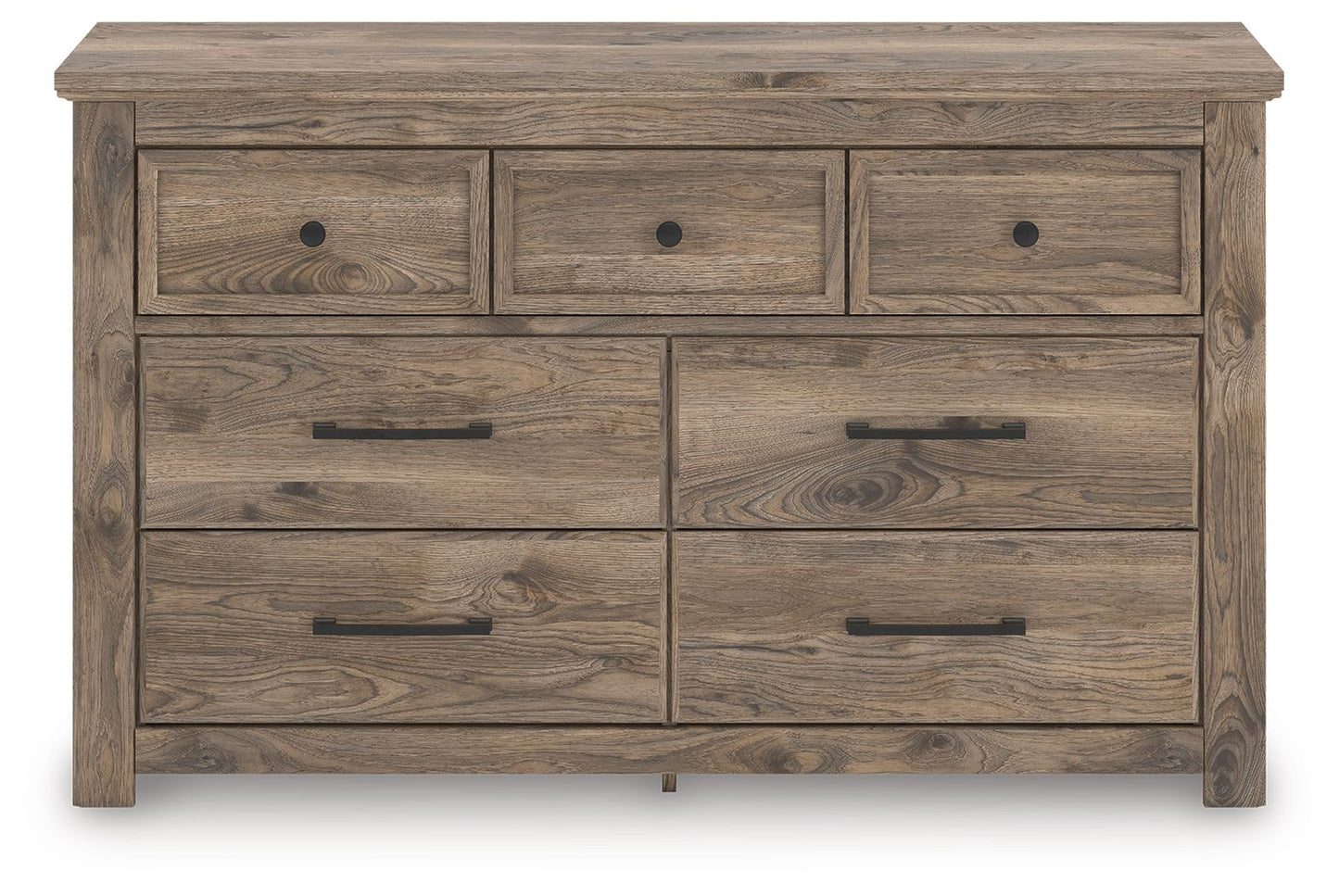 Rusticott - Seven Drawer Dresser - Hornell Furniture Outlet