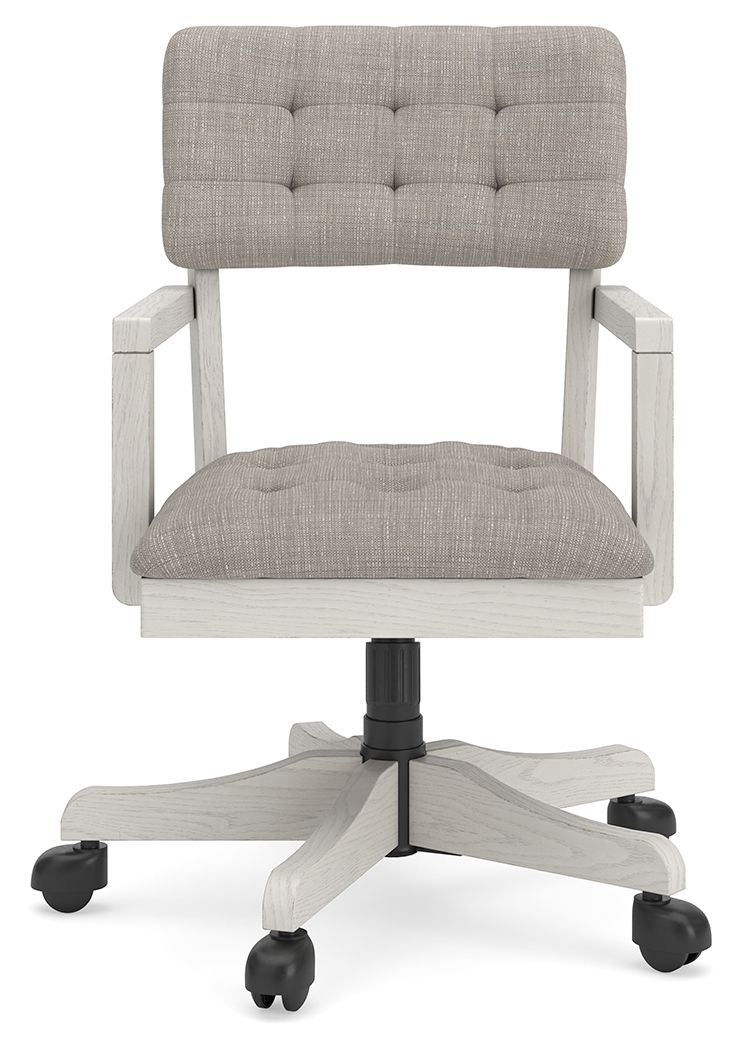 Robbinsdale - Antique White - Home Office Desk Chair - Hornell Furniture Outlet
