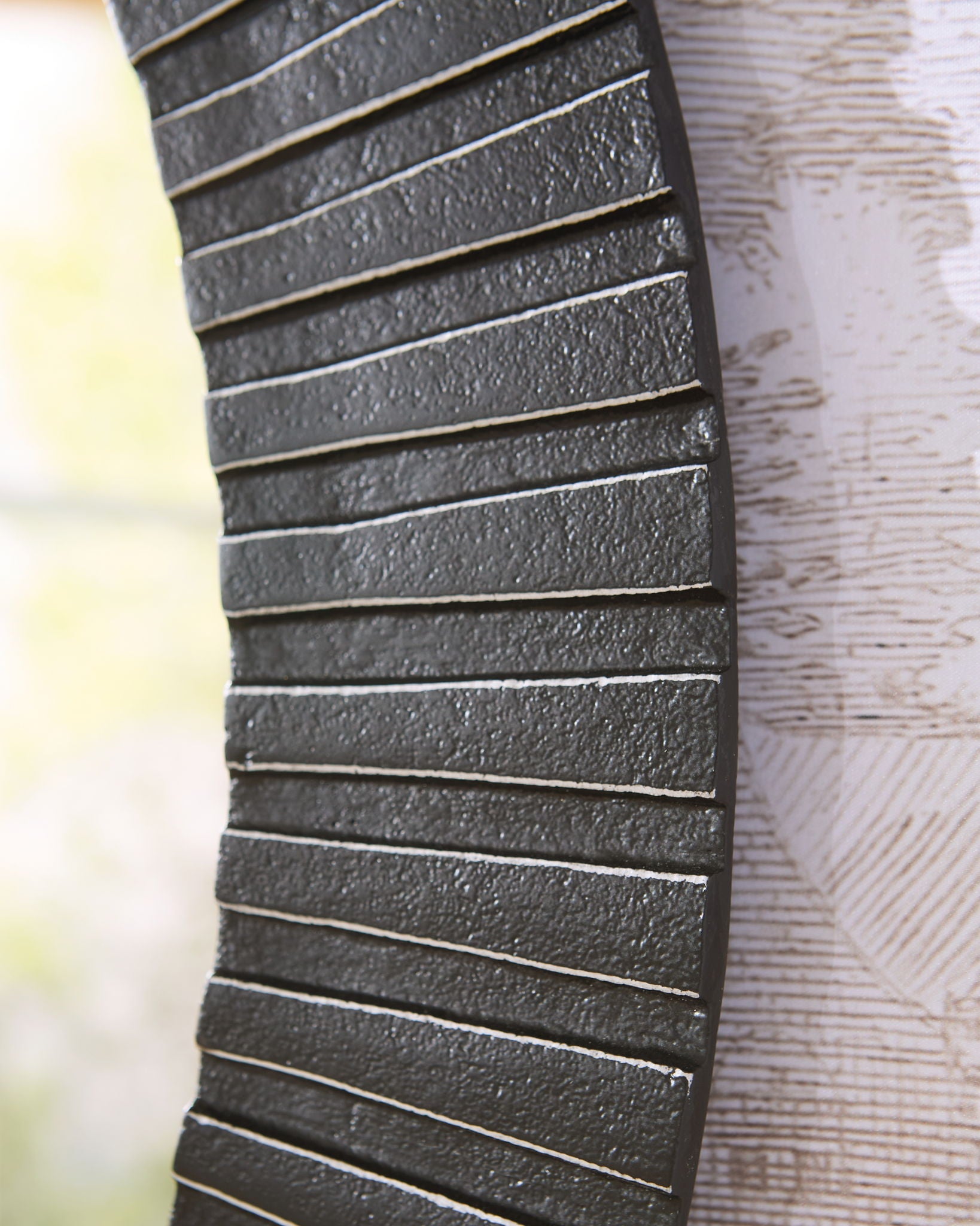 Ozias - Black - Accent Mirror - Hornell Furniture Outlet