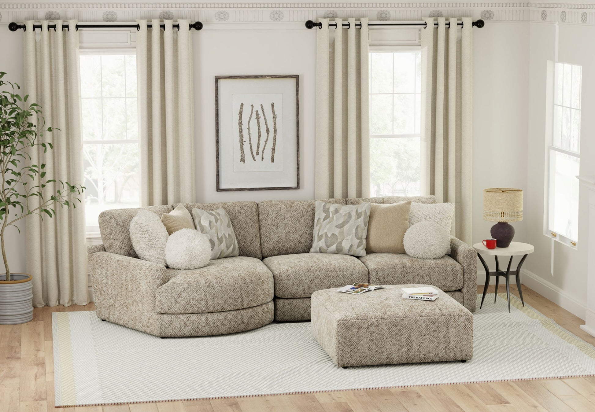 Turner - Sectional - Hornell Furniture Outlet