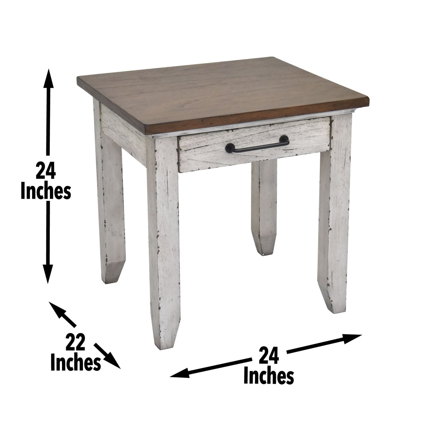 Bear Creek - 3 Piece Two End & One Coffee - White - Hornell Furniture Outlet