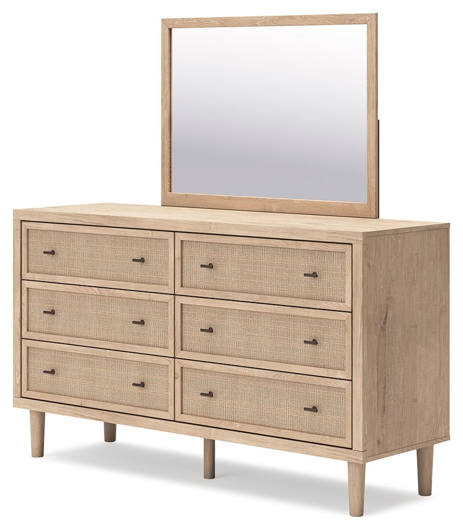 Cielden - Two - Tone - Dresser And Mirror - Hornell Furniture Outlet