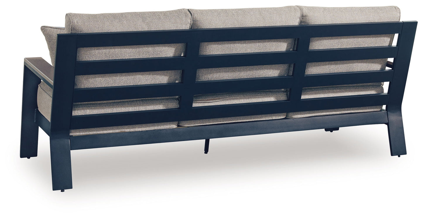 East Beach - Sofa With Cushion - Blue - Hornell Furniture Outlet