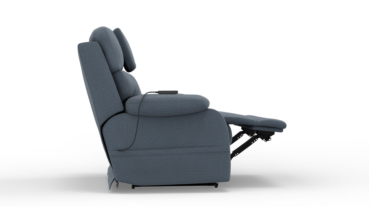 Dreamtime - 48" Power Headrest Power Lay Flat Recliner With CR3 Heat/Massage/Zero Gravity - Hornell Furniture Outlet