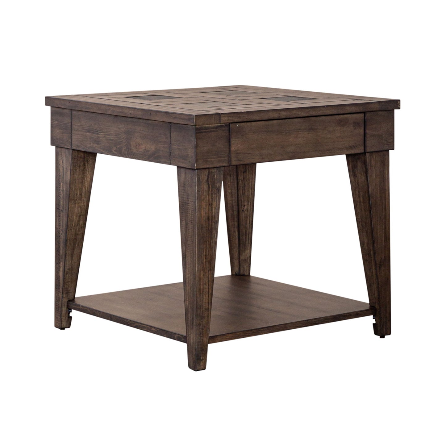 Arrowcreek - End Table - Dark Brown - Hornell Furniture Outlet