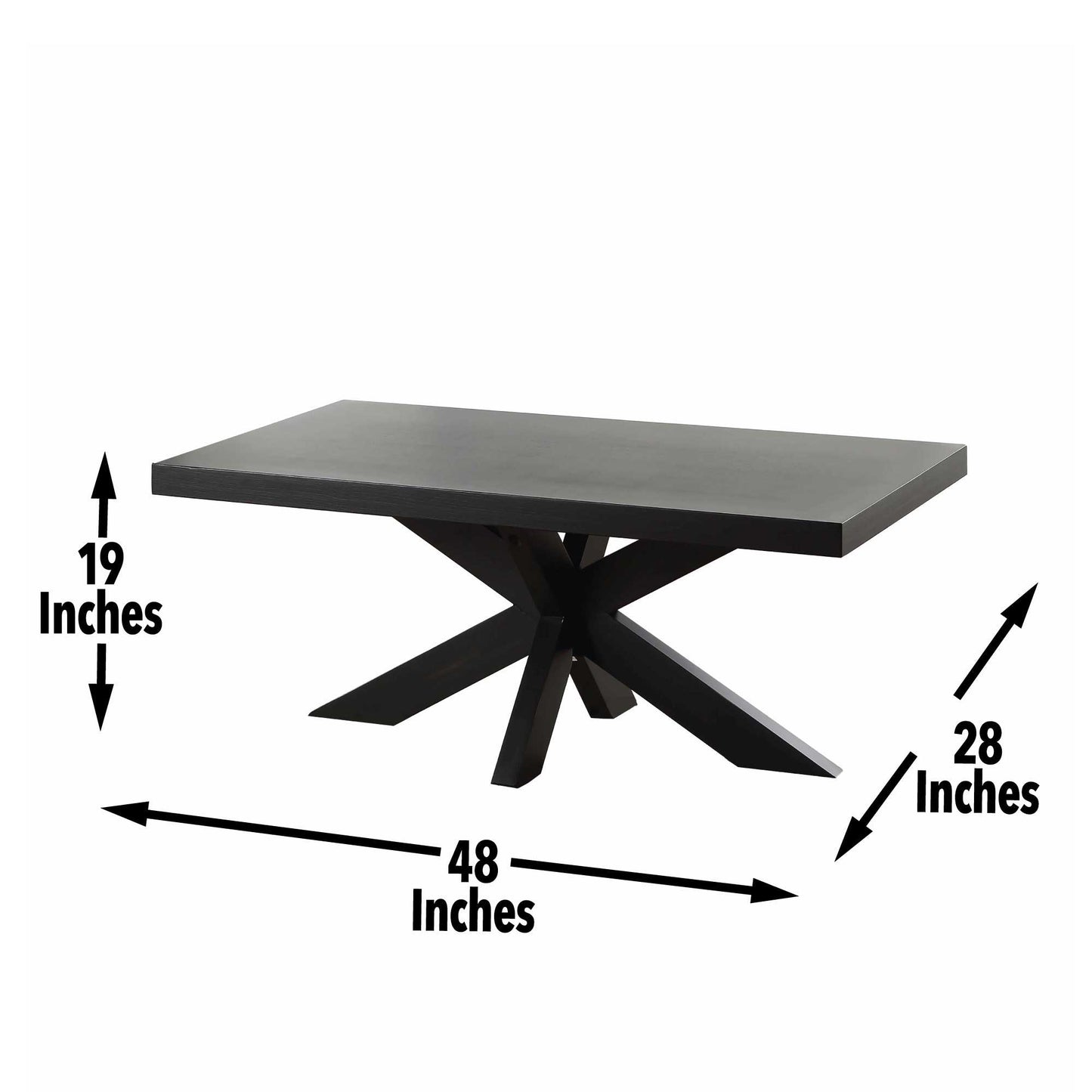 Harris - Cocktail Table - Black - Hornell Furniture Outlet