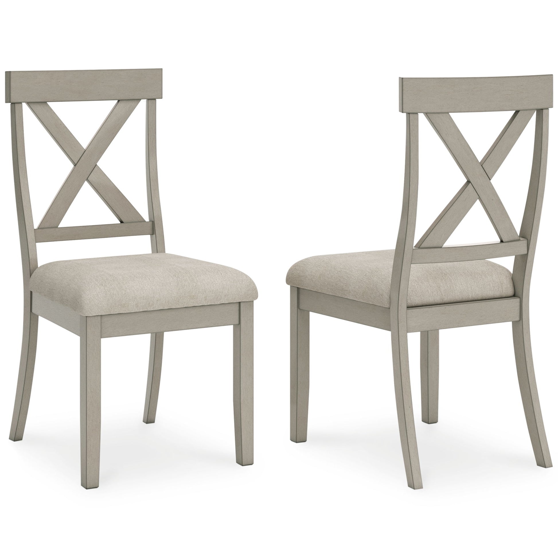 Parellen - Gray - Dining UPH Side Chair (Set of 2) - Hornell Furniture Outlet