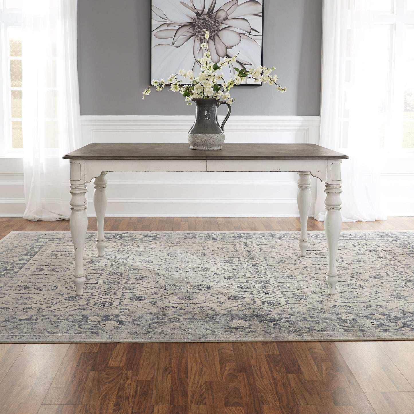 Magnolia Manor - Leg Table Set - Hornell Furniture Outlet