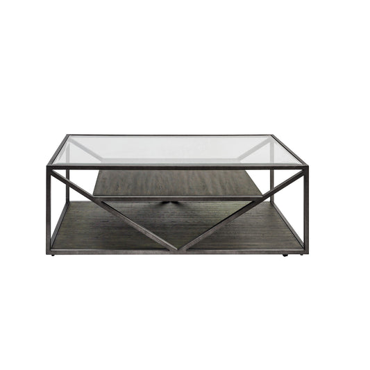 Arista - Rectangular Cocktail Table - Dark Gray - Hornell Furniture Outlet