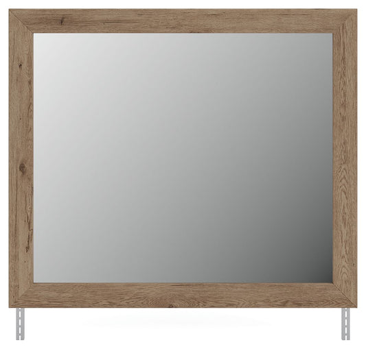 Oliandon - Bedroom Mirror - Light Brown - Hornell Furniture Outlet