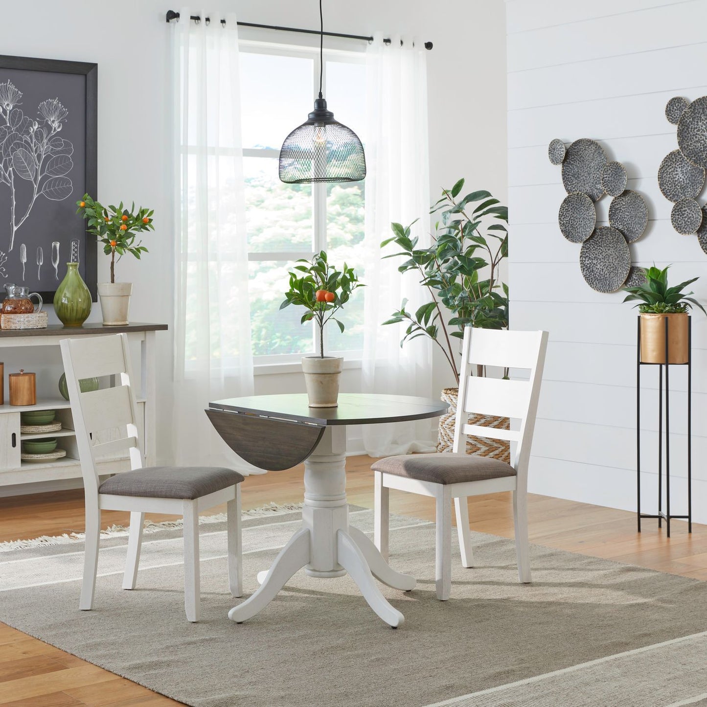 Brook Bay - Optional 3 Piece Drop Leaf Table Set - Hornell Furniture Outlet
