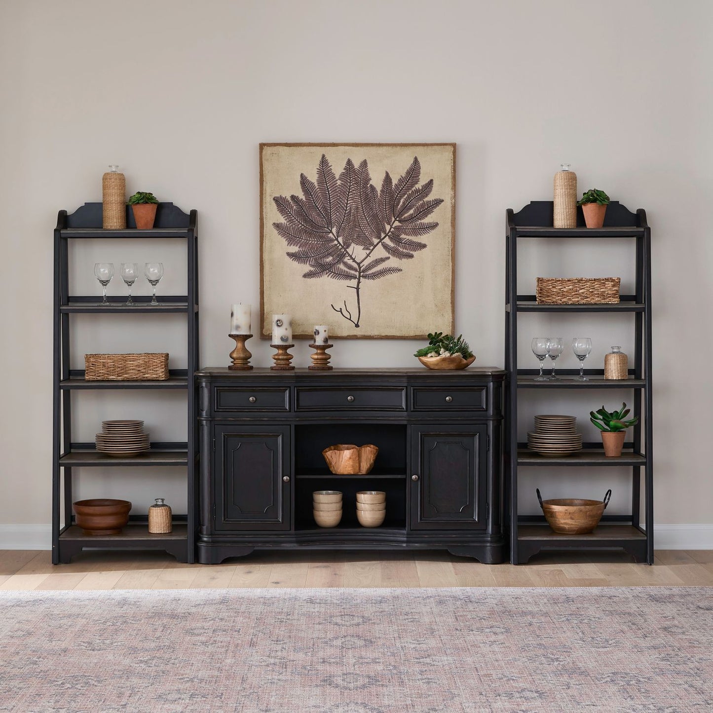 Magnolia Manor - 3 Piece Home Office Set - Hornell Furniture Outlet